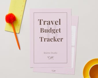 Travel Budget Tracker Printable | Expense  for Trips | Vacation Budget PDF