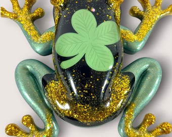 Lucky Glitter Frog
