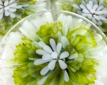 Garden Glow Resin Coasters - Set of 4