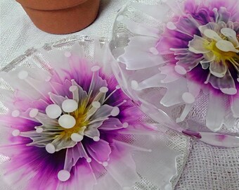 Radiant Bloom Resin Coaster - ONLY 2 LEFT!