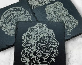 Cavalier Girls Slate Coasters