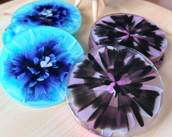 Bloom Resin Coaster Set