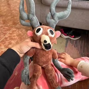 Toyverly Roblox “The Deer” Plush – 99 Nights in the Forest Inspired Collectible | Soft Stuffed Toy for Gamers & Kids