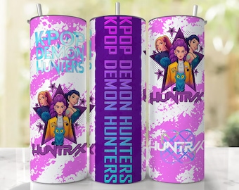 Kpop Demon Hunters Tumbler Wrap: 20oz Tumbler Wrap (Digital Download)