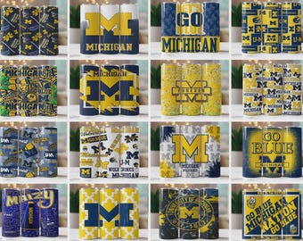 Bundle of 20 Michigan tumbler design,20oz Sublimation Skinny Straight Tumblers, Tumbler Wraps Digital Download JPG file