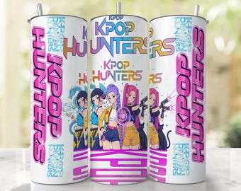 Kpop Demon Hunters Tumbler Wrap: 20oz Tumbler Wrap (Digital Download)