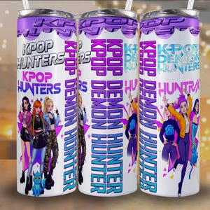 Kpop Demon Hunters Tumbler Wrap: 20oz Tumbler Wrap (Digital Download)