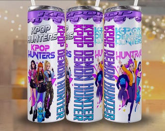 Kpop Demon Hunters Tumbler Wrap: 20oz Tumbler Wrap (Digital Download)