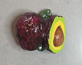 Fruit & Vegetable Fridge Magnets Bounty of the Amazon – Exotic Set | Farm Fresh Magnets | Tropical Kitchen Decor | Montessori Play Food