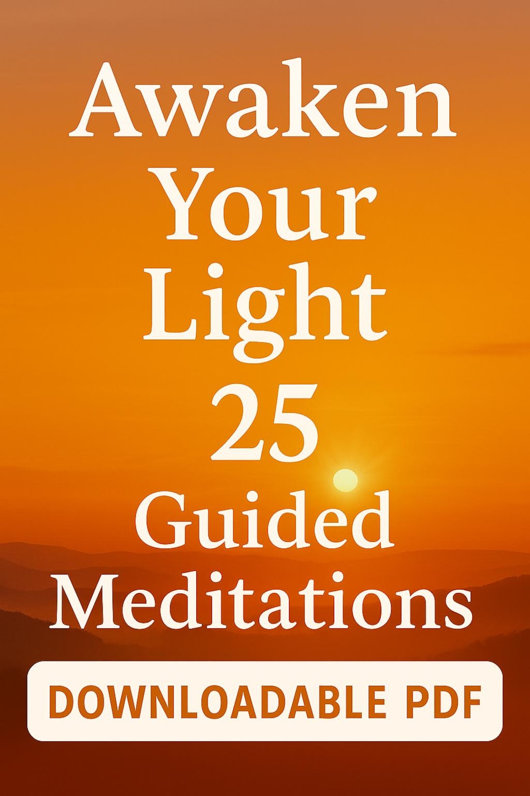 Mini Meditation 25 Guided Meditations • Printable Mindfulness & Spiritual Healing (PDF ...