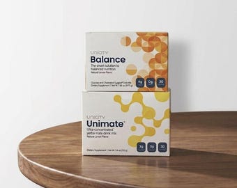 Unimate Yerba Mate Drink Mix – Natural Lemon Flavor, 30 Sachets (Dietary Supplement)