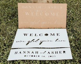 Lasercut Lettering for DIY Sign - DIY Flower Box Wedding Welcome A-Frame Sign - 3M Backed Acrylic Lettering and Stencil