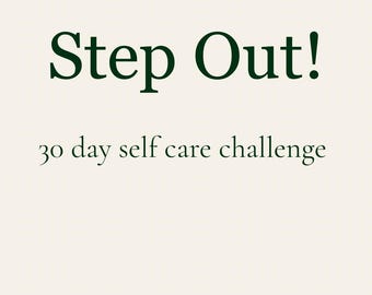 30 Day Self Care Challenge Printable | Daily Wellness Routine | Mindfulness & Self Love PDF | Mental Health Worksheet | Instant Download