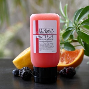 9 fruits plus 10 minute fruit peel gel mask