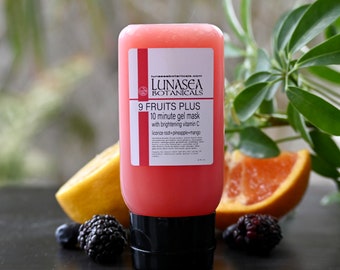 Mascarilla de gel de 9 frutas más 10 minutos de cáscara de fruta