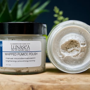 whipped pumice facial polish manual microdermabrasion