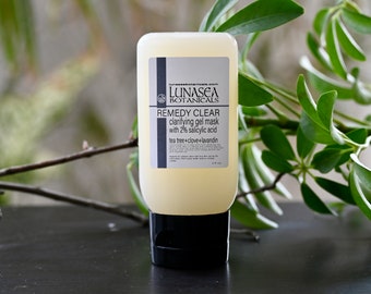 Mascarilla gel clarificante con ácido salicílico al 2% de 10 minutos