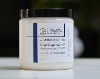 Almond Coconut Whipped Sugar Scrub