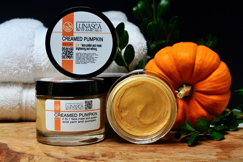 Creamed Pumpkin Face Mask and Polish Etsy