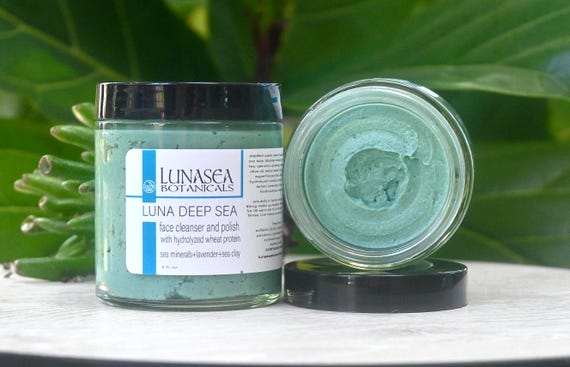 seaweed pore refining cleansing face polish and mask