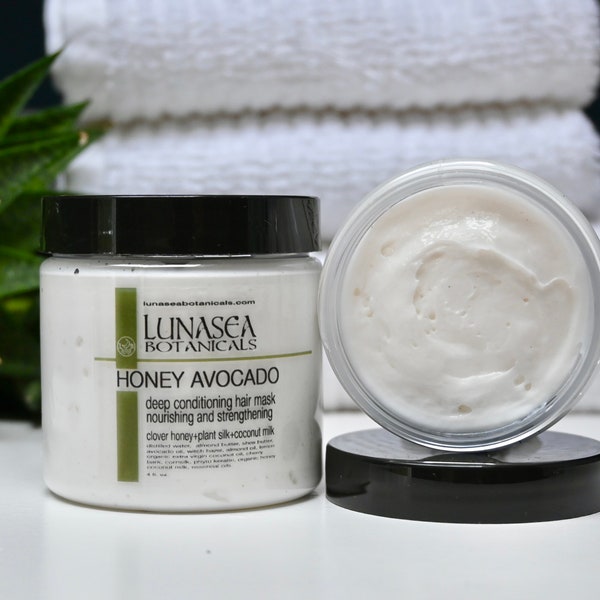 Deep Conditioning Honey Avocado Hair Mask