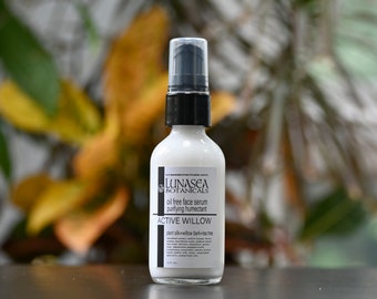 Oil free face moisturizing serum with silk proteins