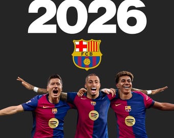 FC Barcelona Kalender 2026 | für Barça-Fans (digitaler Download)