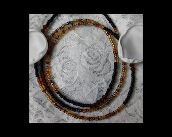 TORTOISE SHELL waist bead , waistbead