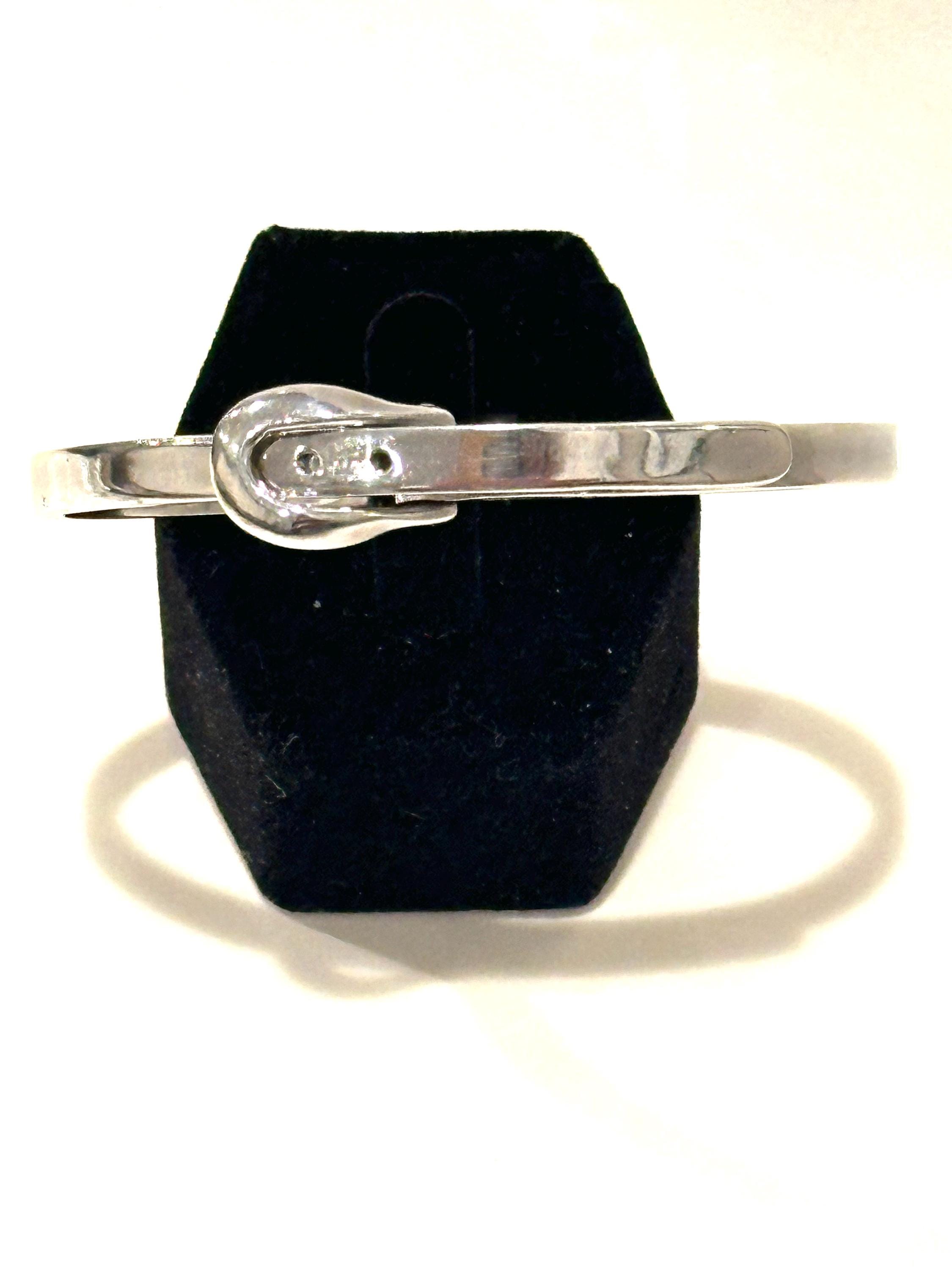 Mexico Sterling Silver Belt Buckle Bracelet - Etsy