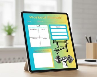 Printable Weekly Workout Planner | Fitness Tracker (PDF)