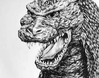 Heisei Godzilla | Drawing