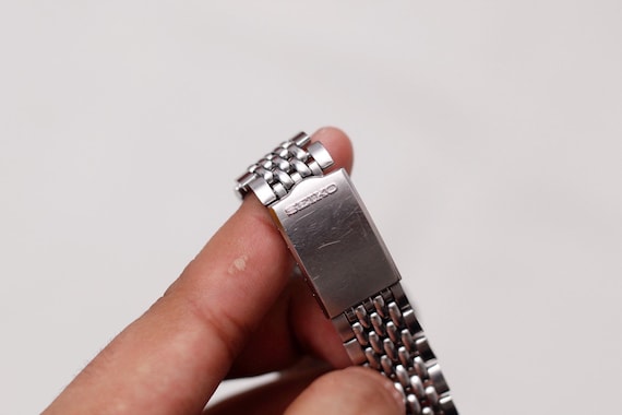 Serviced 1968 Seiko Automatic Silver Sunburst Men… - image 10