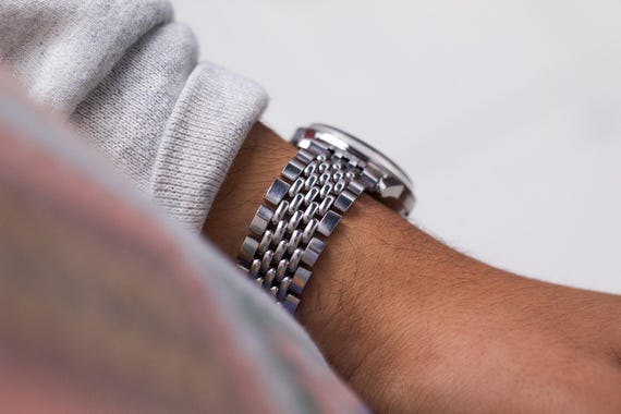 Serviced 1968 Seiko Automatic Silver Sunburst Men… - image 3