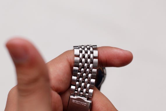 Serviced 1968 Seiko Automatic Silver Sunburst Men… - image 9