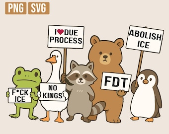 Koszulka Defund ICE Png Svg Animals Protest Png Svg Zniesienie ICE Pobierz cyfrowo