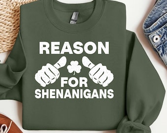 Grund für Shenanigans PNG, lustiges St Patricks Day Design (digitaler Download)