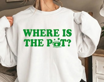 Where is The Pot Gold Shamrock St Patricks Day png