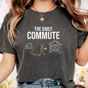 The Daily Commute Funny Work From Home png