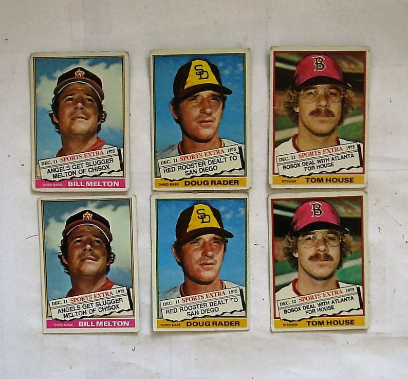 MAJOR League Baseball cards G or better cond All are Topps brand 1976 Cards PLEASE see description These 16