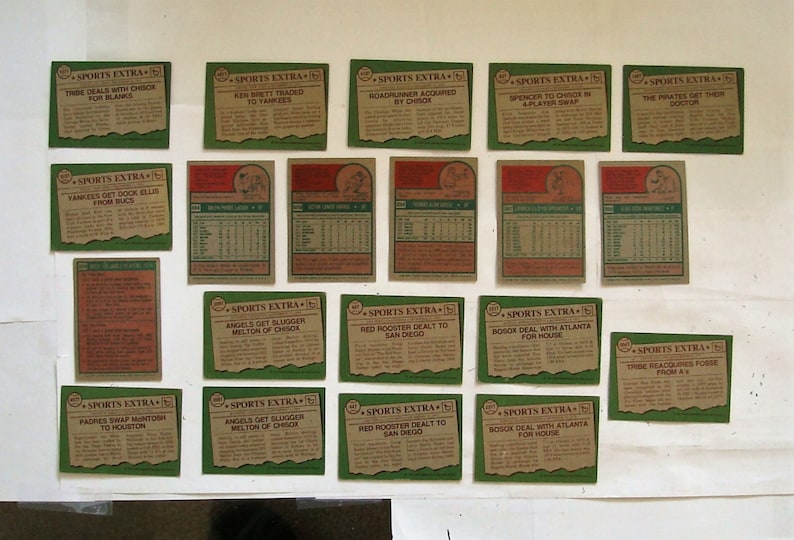 MAJOR League Baseball cards G or better cond All are Topps brand 1976 Cards PLEASE see description These 16