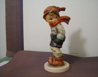HUMMEL- MARCH WINDS , This is hummel #43 in perfect condition, 5" tall , Mark # 7( in modern terminology),