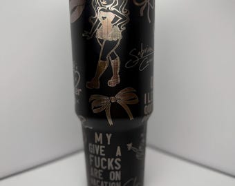 Sabrina Carpenter Laser Engraved - 40oz Stanley Tumbler