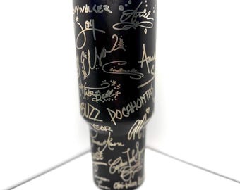 Disney Character Signature Custom Laser Engraved - 40oz Stanley Tumbler