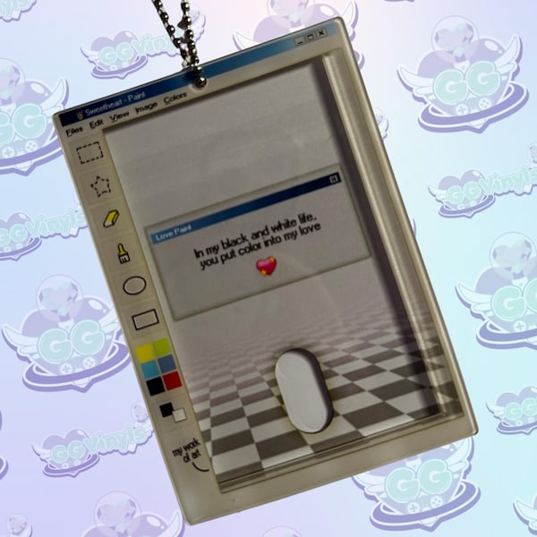 Love Paint KPop Acrylic Photocard Holder