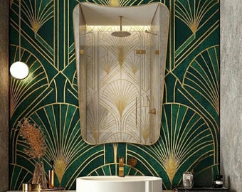 Butterfly Vanity Mirror, Asymmetrical Wavy Wall Mirror, Italian Design