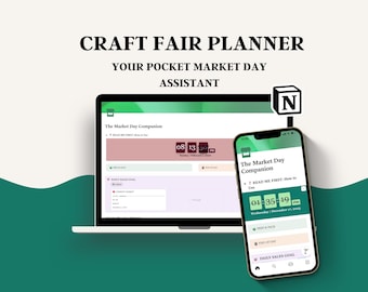 Sjabloon voor idee van ambachtelijke marktplanner | Maker Sales & Inventory Tracker
