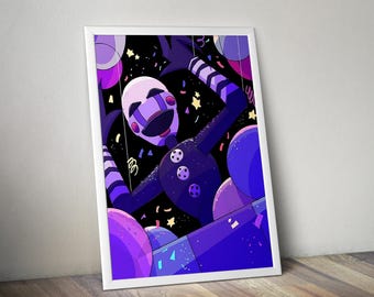 Five Nights at Freddy's Poster | Gaming Poster | Gaming Artwork | Gaming Decor | Video Game Poster | Gaming Gift | Video Game Print