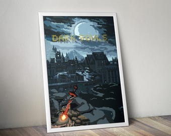 Dark Souls Poster | Gaming Poster | Gaming Artwork | Gaming Decor | Video Game Poster | Gaming Gift | Video Game Print | Wall Art