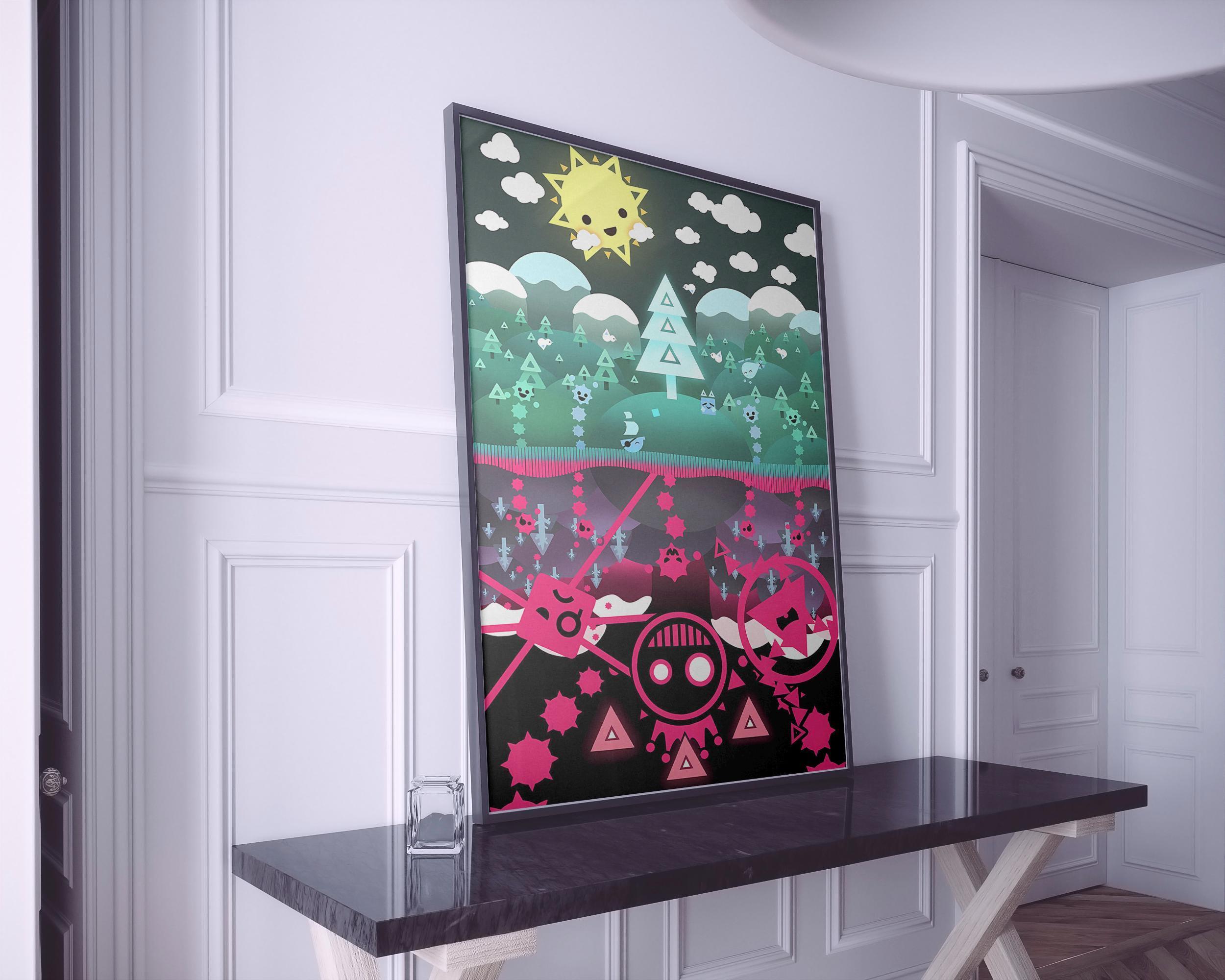 Just Shapes & Beats Poster | Gaming Poster | Gaming Artwork