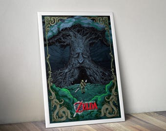 ゼルダの伝説 時のオカリナ 18 x 24 インチ ビデオゲーム ポスター